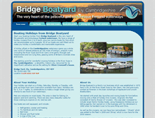 Tablet Screenshot of bridgeboatyard.com